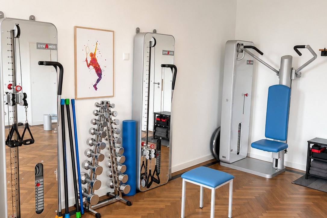 Krankengymnastik am Gerät