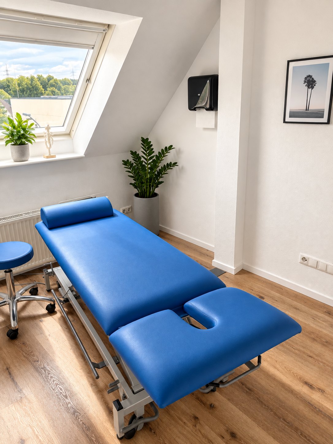 Behandlungsraum der Praxis Physioathletik in Witten